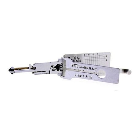 Original Lishi ORIGINAL LISHI: Mitsubishi MIT8+ IGN 2-in-1 Pick/Decoder OLS-MIT8-IGN